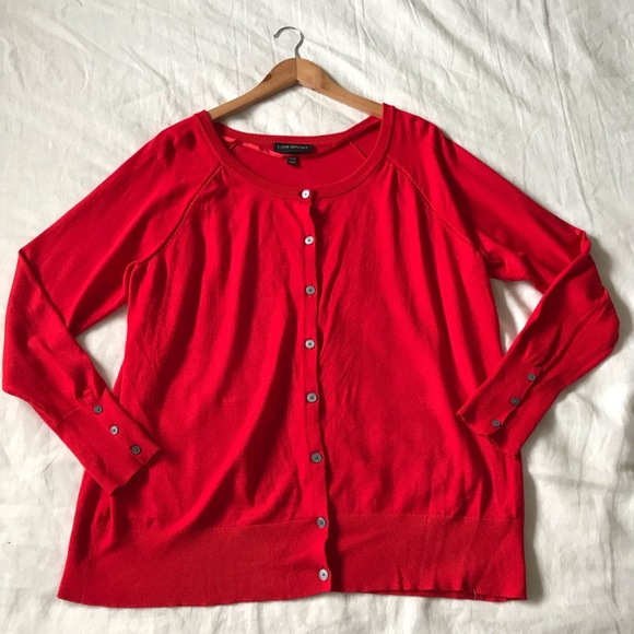 Lane Bryant Sweaters - Lane Bryant // Classic Red Cardigan 18/20